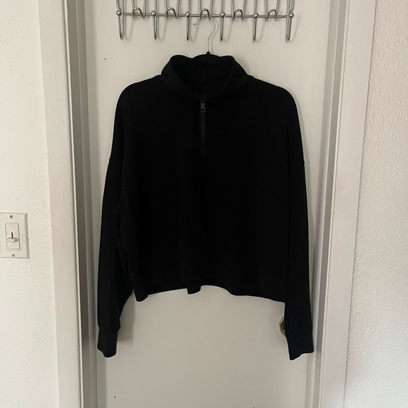Primark Sweaters - Black Quarter Zip Pullover